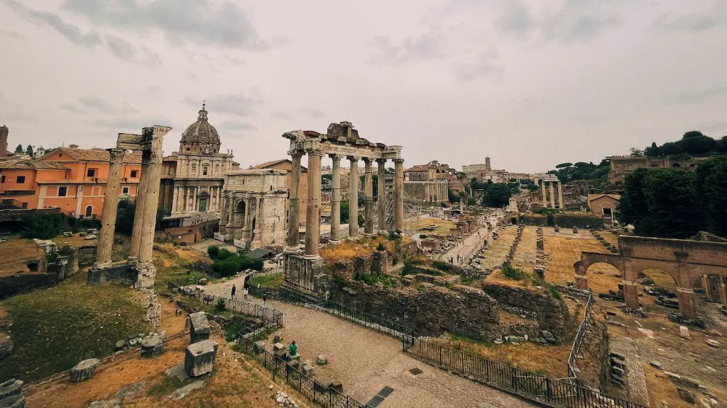 What goods did ancient rome produce?