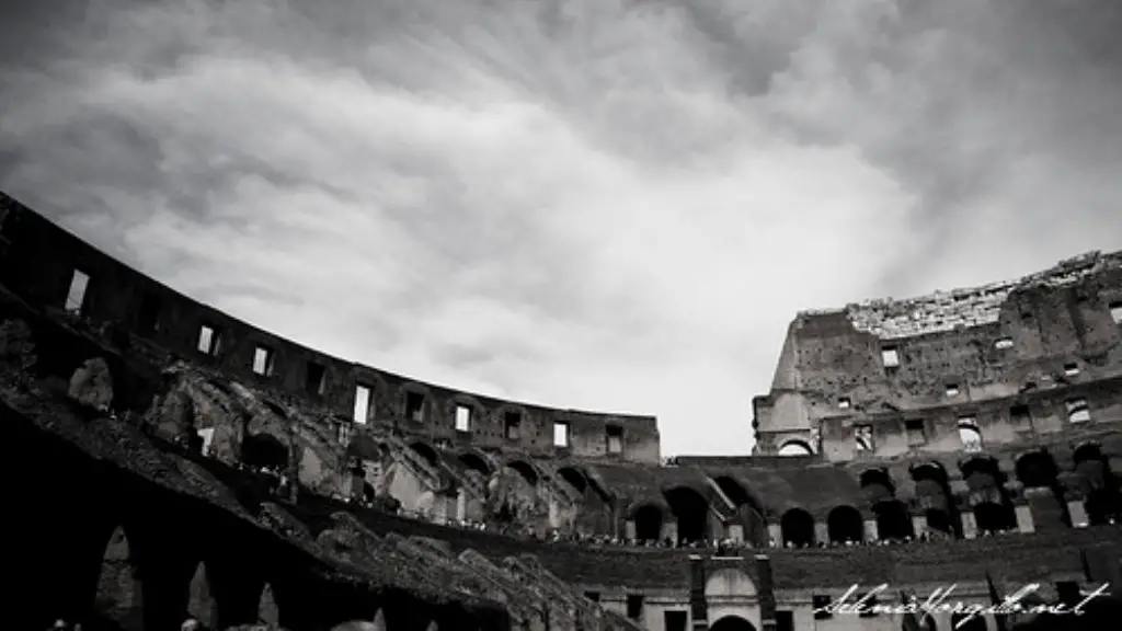 What did the ancient romans build all over their empire?