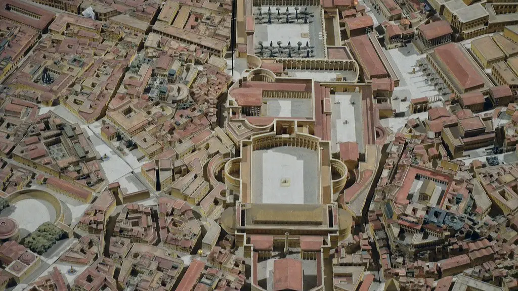 Was anthing destroyed in the fall of ancient rome?