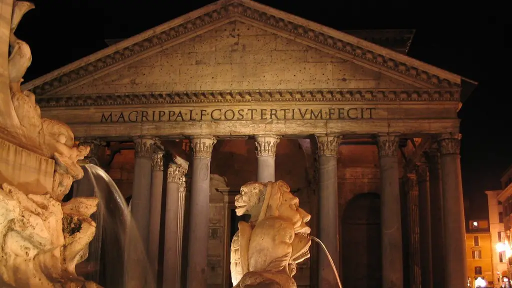 Where Was The Pantheon Located In Ancient Rome Map