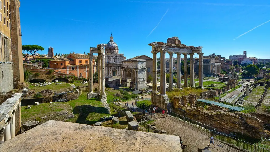 What was the center of life in ancient rome?