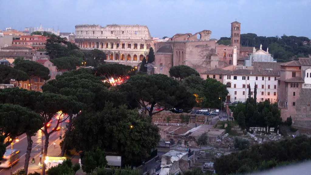 What is an area in ancient rome called?